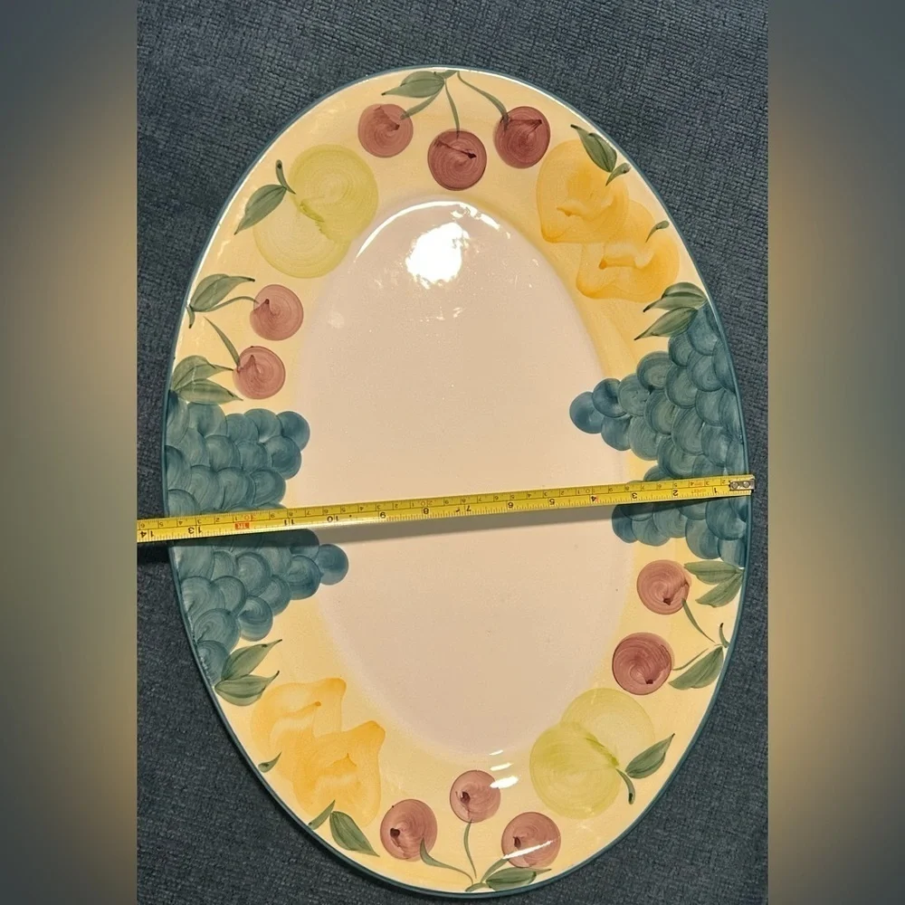 Hand-Painted Serving Platter by‎ A. Santos - 172-50